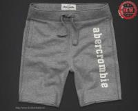 heren abercrombie and fitch athletic shorts grijs wit Online Winkel 6x1z9443